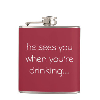 Grappig drink cadeau.. kerstfles heupfles
