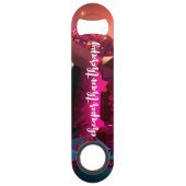 Grappig Drink citaat Abstracte onderwaterkristalle Speed Flessenopener (Voorkant)