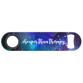 Grappig Drink citaat Abstracte onderwaterkristalle Speed Flessenopener