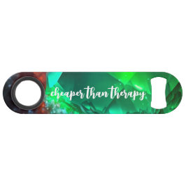 Grappig Drink citaat Abstracte onderwaterkristalle Speed Flessenopener