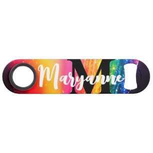 Grappig Drink citaat Rainbow Galaxy Stars Stardust Speed Flessenopener