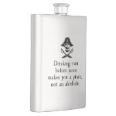Grappig Drink rum je bent een piraat Flacon (Rechts)