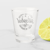 Grappig Drink Shot Glas (Achterkant)