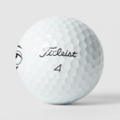 grappig dromen Emoticon Golfballen (Logo)