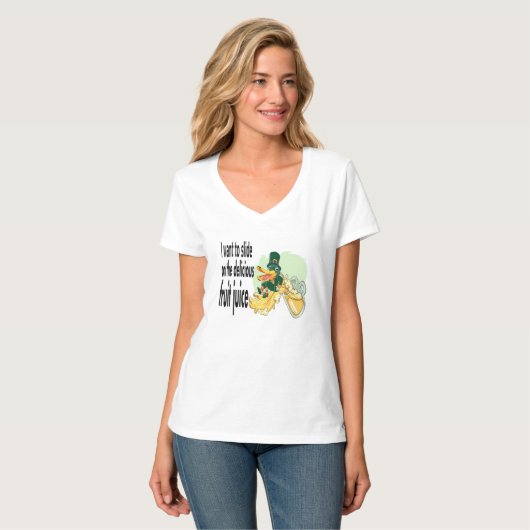 grappig Duck T-shirt (Voorkant volledig)