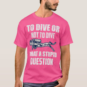 Grappig duiken t-shirt