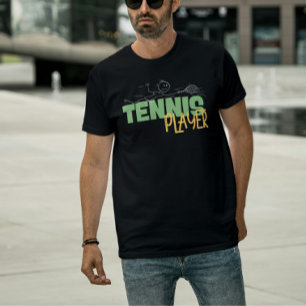 Grappig Duikend Tennisspeler T-Shirt voor Atleten
