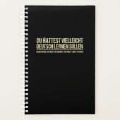 grappig duits gezegde planner (Voorkant)