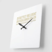 grappig duits gezegde vierkante klok (Hoek)