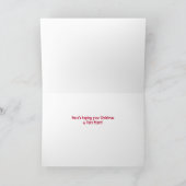 Grappig Dysfunctionele kerstkaart Feestdagen Kaart (Binnen)