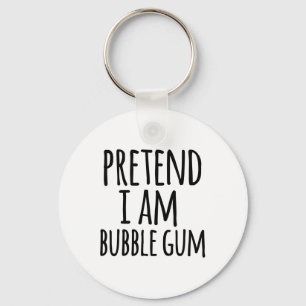 Grappig Easy Lazy Halloween doen alsof ik ben Bubb Sleutelhanger