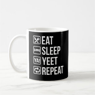 Grappig Eat Sleep Yet Herhaal populaire dans Koffiemok