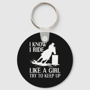 Grappig Echt Racing Gift voor Vrouwen Meisjes Paar Sleutelhanger