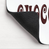 Grappig echte Mannen zoals vrouwen die van chocola Muismat (Hoek)