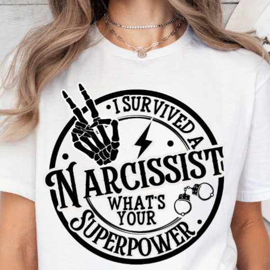 Grappig echtscheiding, narcist T-shirt