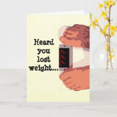 Grappig echtscheiding Wenskaart Kaart (Gele Bloem)