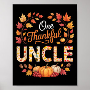 Grappig Een Dankbare Oom Vrouwen Mannen Herfst Her Poster