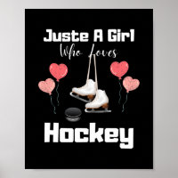 Grappig een meisje dat van Hockey Cute Hockey houd