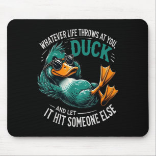 Grappig Eend Graphic T - shirts Mannen Vrouwen Tie Muismat