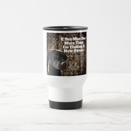 Grappig Eend Jagen Chocolade Lab Camo Koffie Mok (Center)