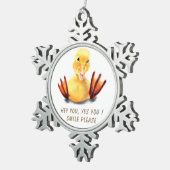 Grappig Eend Kerst Ornament (Rechts)