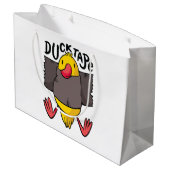 Grappig Eend Tape Groot Cadeauzakje (Achterkant Gekanteld)