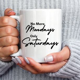 Grappig eenvoudig pensioen koffiemok