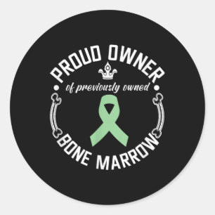 Grappig Eerder Eigenaar Bone Marrow Transplant Awa Ronde Sticker