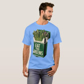Grappig EET JE GREENS  Mode los T-shirt (Voorkant volledig)