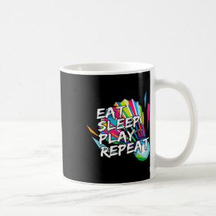Grappig Eet Slaap Spelen Herhaal Speler Gift Liefd Koffiemok