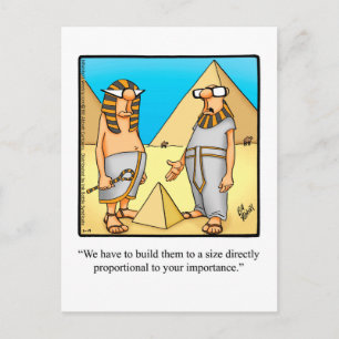 Grappig Egyptisch Humor Briefkaart