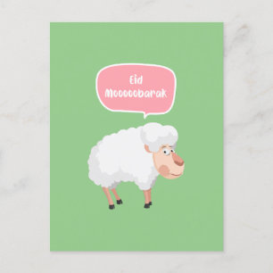 Grappig Eid Mubarak Feestdagenkaart