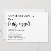 Grappig Eindelijk Verloving Informele Verloving Fe Kaart (Voorkant)