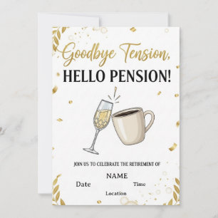 🎉 Grappig & Elegant Uitnodiging van het Pensioenf