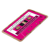 Grappig elke kleur groeiende oude retro Cassetteba Magneet (Linkerzijde)