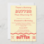 Grappig Elke Leeftijd Kinder Boter Thema Verjaarda Kaart (Voorkant)