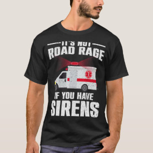 Grappig EMT Voor Mannen Vrouwen EMS Paramedic Road T-shirt