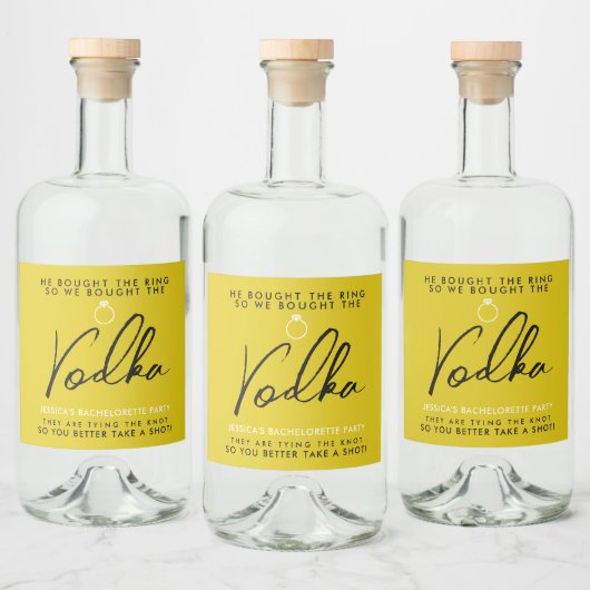 Grappig en Chic Meisjesuitje Likeurfles Etiket (Flessen)