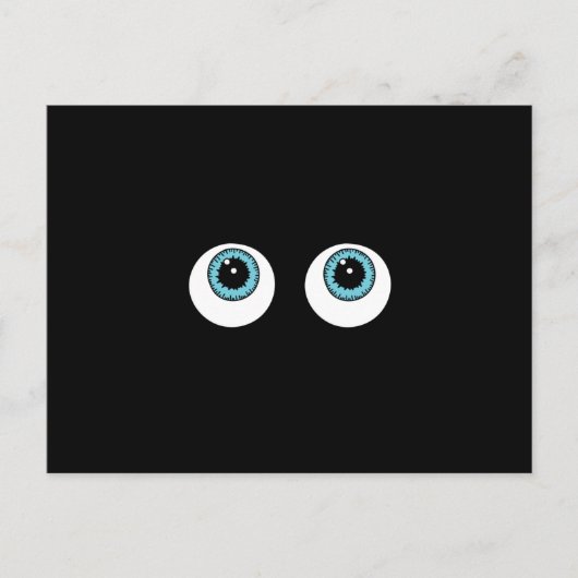 Grappig en donkerkleurig briefkaart (Voorkant)