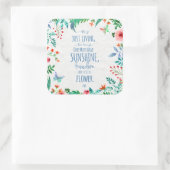 Grappig en inspirerend Life Quote Sticker Seal (Tas)