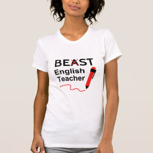 Grappig en maf, Beest of Beste Engelse leraar T-shirt