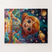 Grappig en speels design voor kinderen legpuzzel (Horizontaal)