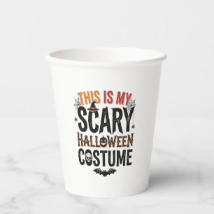 Grappig eng Halloween-kostuum vintage shirt ontwer Papieren Bekers