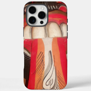 Grappig eng-onzin-tong-Aziatische halloween-verbij iPhone 16 Pro Max Hoesje