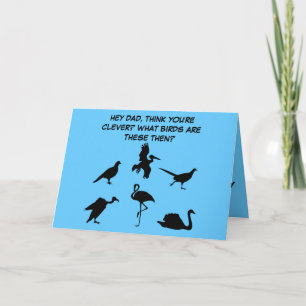 Grappig, enigszins ruw Vaderdag Kaart