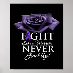 Grappig epilepsie Bewustmakingsvrouwen Kinder paar Poster