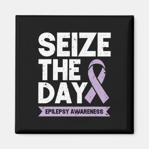 Grappig Epilepsy Bewustheid Neemt het dagelijkse l Magneet
