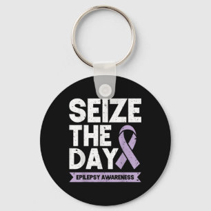 Grappig Epilepsy Bewustheid Neemt het dagelijkse l Sleutelhanger
