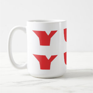 Grappig eten grappen woorden en patroon koffiemok