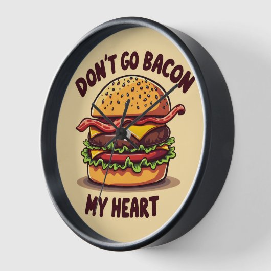Grappig eten Pun Bacon Lover Cheeseburger Design (Hoek)
